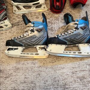 CCM Black and Blue Hockey Skates